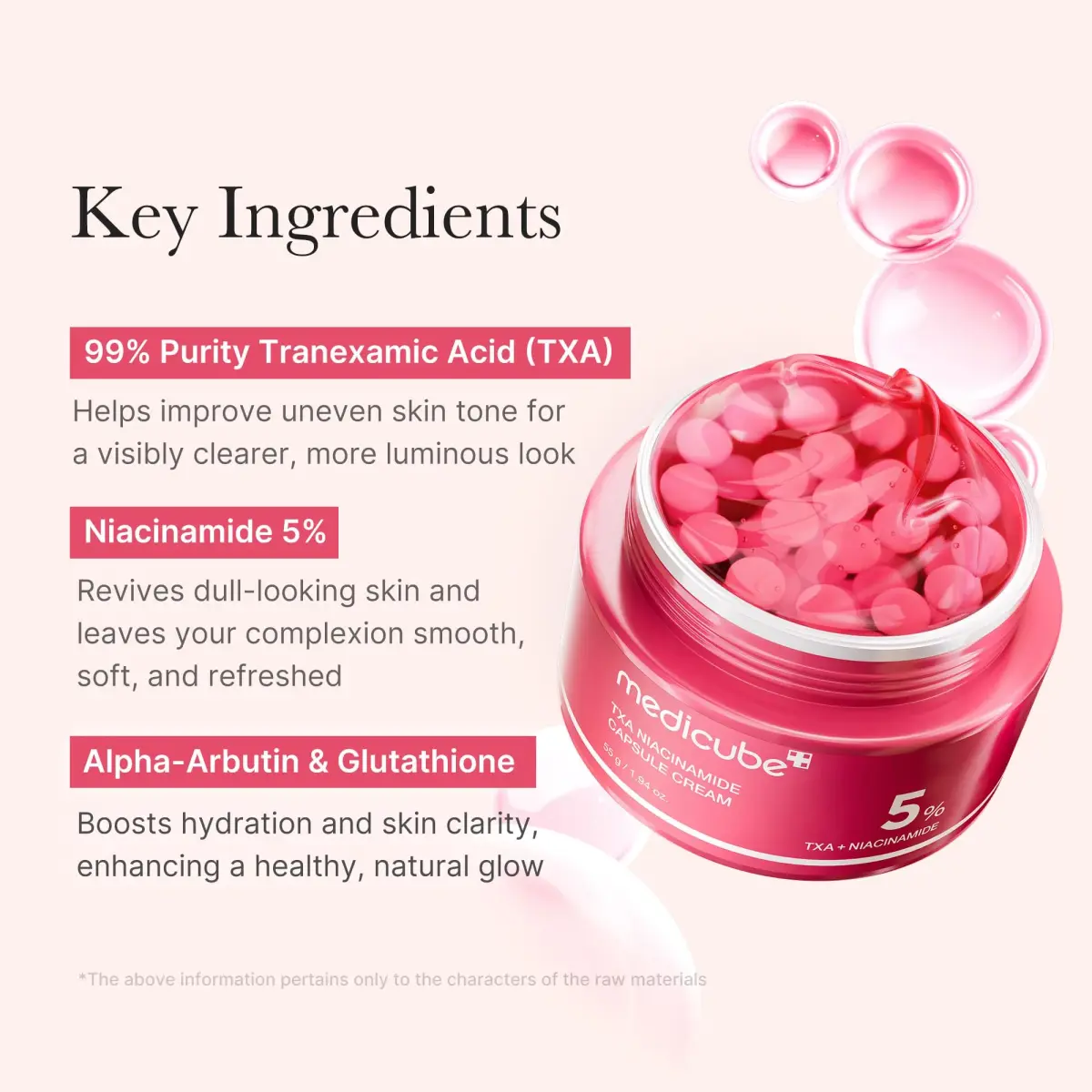 medicube TXA+Niacinamide Capsule Cream for After Spot Care | 55g (1.94 oz) | Clinically Gentle Formula - view 3
