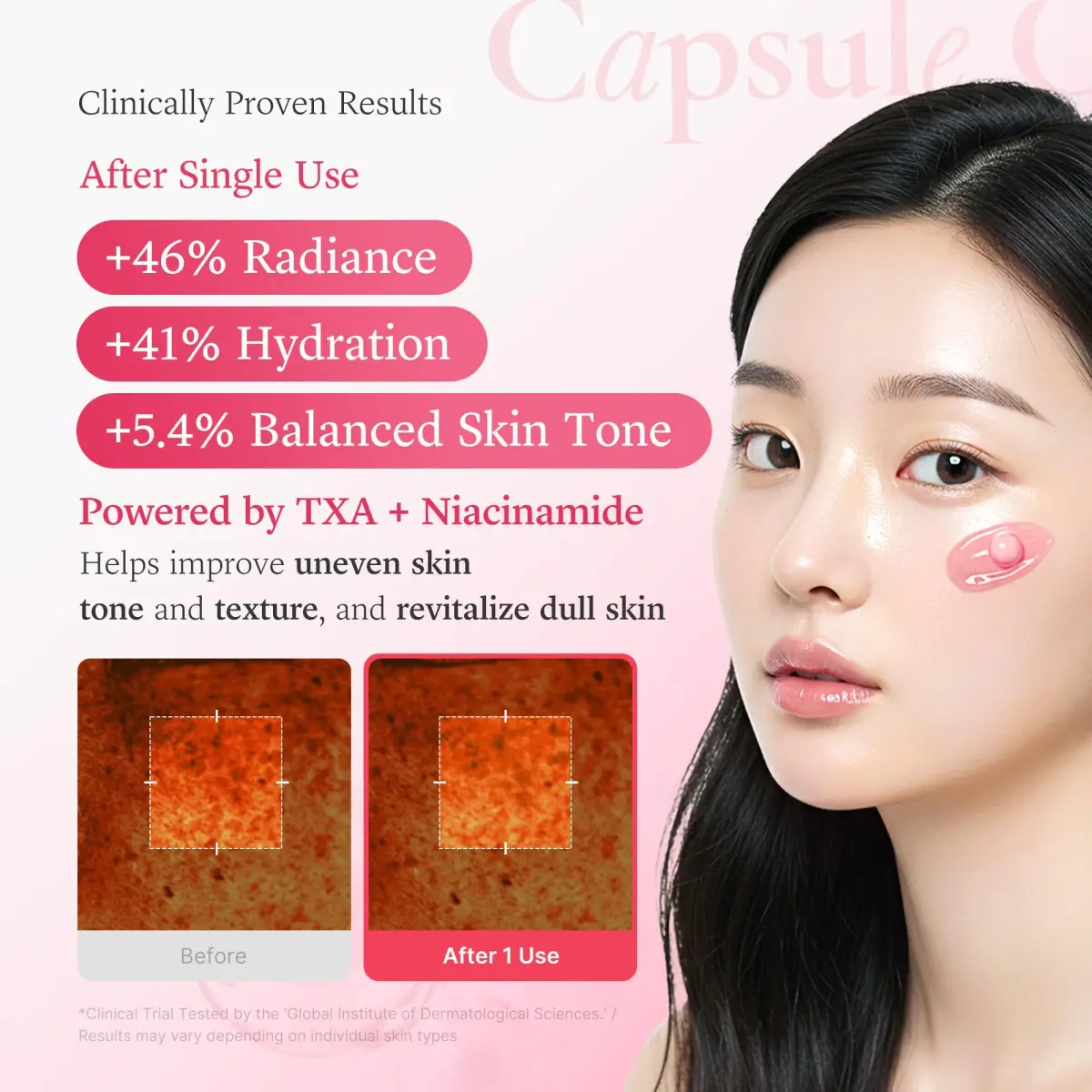 medicube TXA+Niacinamide Capsule Cream for After Spot Care | 55g (1.94 oz) | Clinically Gentle Formula - view 4