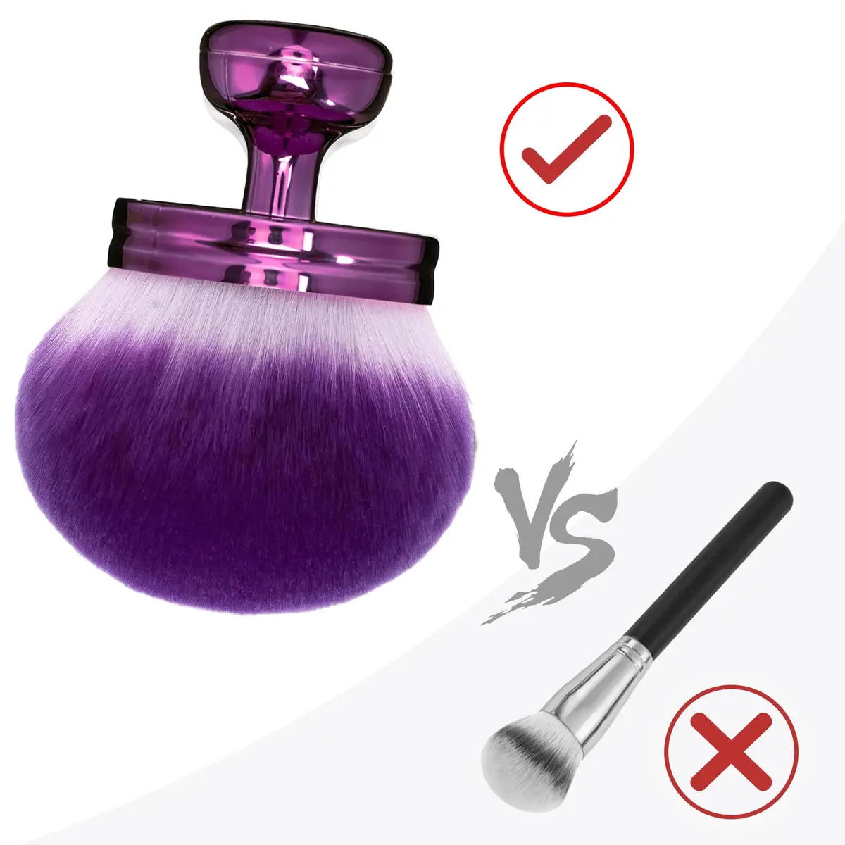 BABYSHEEP Blend & Blur 3.0 inch Round Head Large Body Makeup Brush | Flawless Self-Tanning & Body Application - view 2