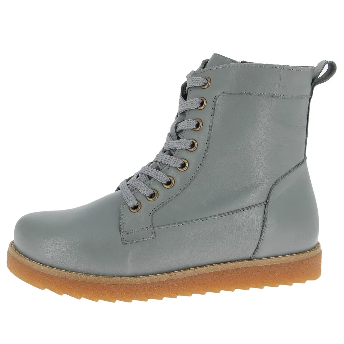 Andrea Conti Women's Ankle Boots, Charcoal, Size 38 EU | Elegant Leather Footwear with Non-Slip Sole - main product image
