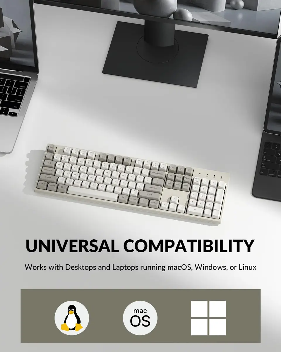 Keychron C2 Pro Full Size Wired Mechanical Keyboard with 8K Hz Polling Rate | RGB Backlit, Hot-Swappable, Mac & Windows Compatible - view 5