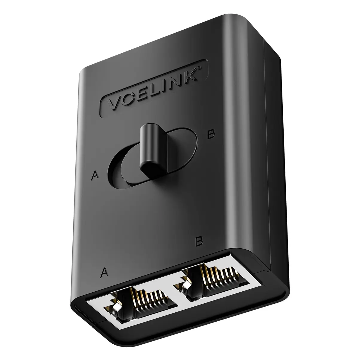 VCELINK 1000Mbps Passive Ethernet Selector Switch, 2-Pack | 1Gbps Speed, Plug-and-Play - main product image
