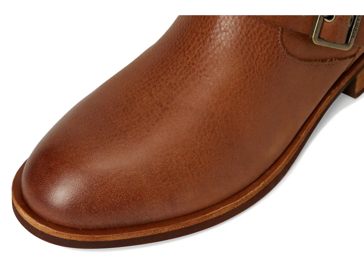 KORK-EASE Ellinor Women's Boot 9.5 Medium | Polished Leather Ankle Boot with Zipper & Buckled Straps - view 2