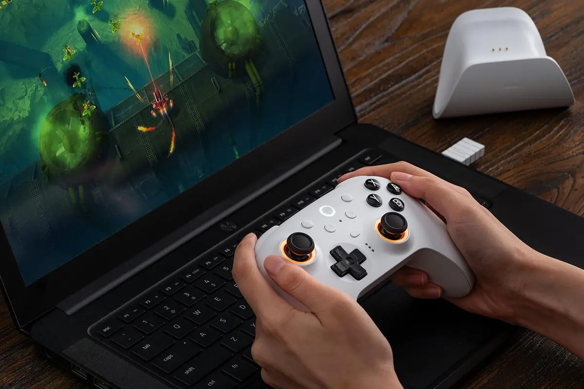 8Bitdo Ultimate 2 Bluetooth Controller for Switch & Windows PC | Pro Gaming with TMR Joysticks - view 7