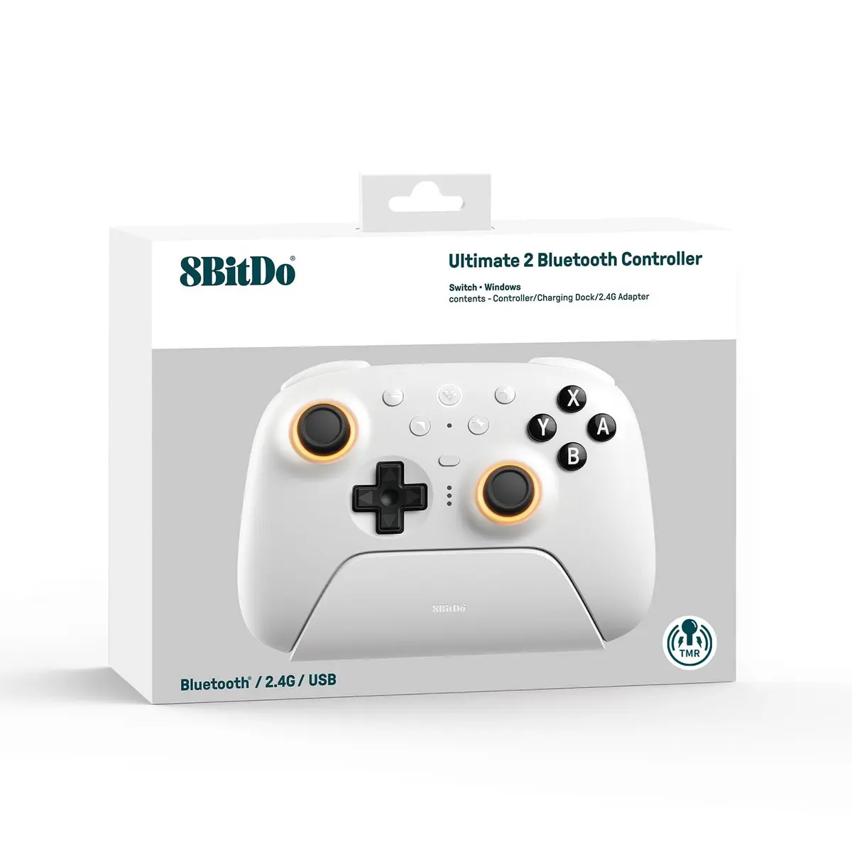 8Bitdo Ultimate 2 Bluetooth Controller for Switch & Windows PC | Pro Gaming with TMR Joysticks - view 2