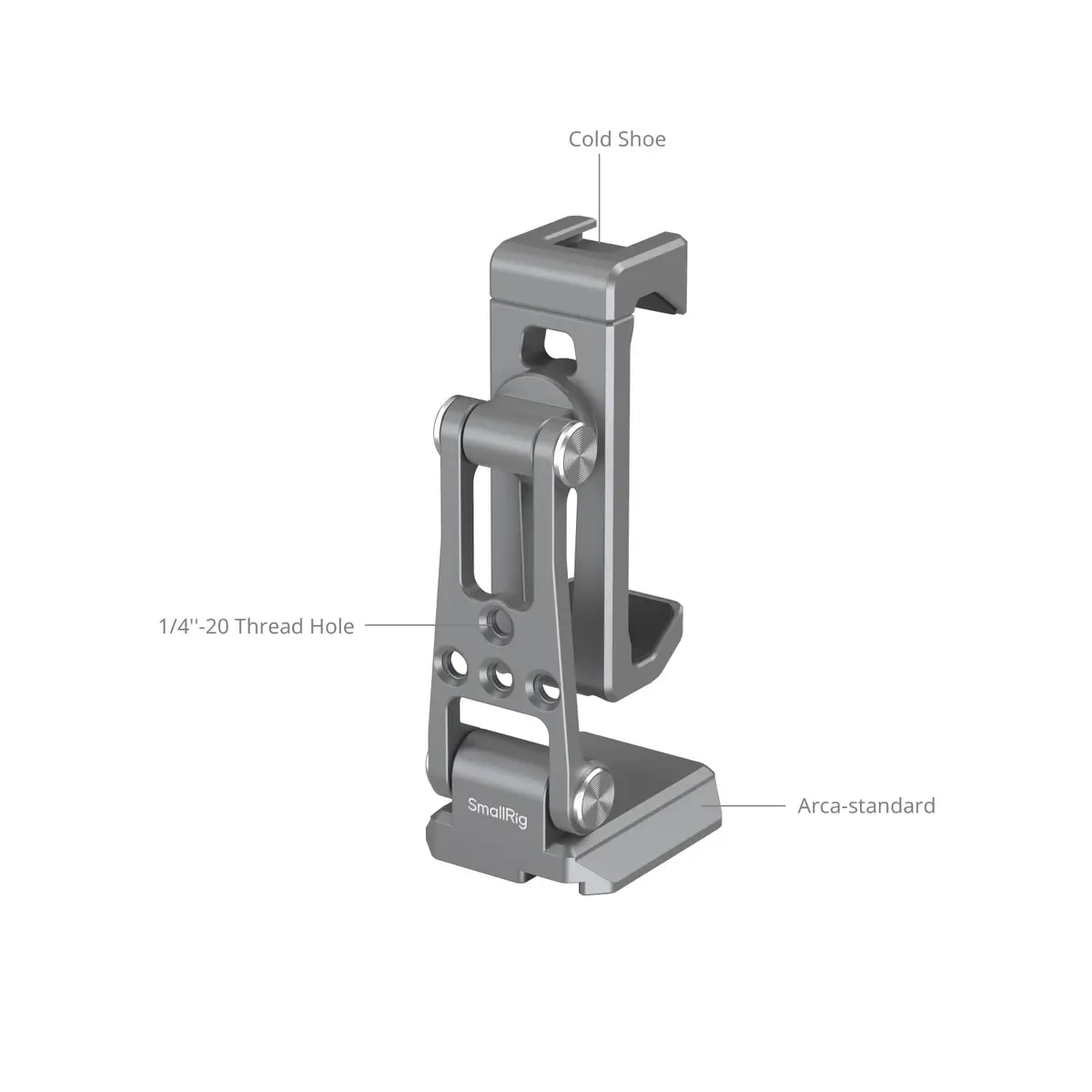 SMALLRIG Metal Phone Mount with Baseplate for Arca-Swiss - 5338 | Versatile, Durable & Compatible with DJI RS Mini - view 8