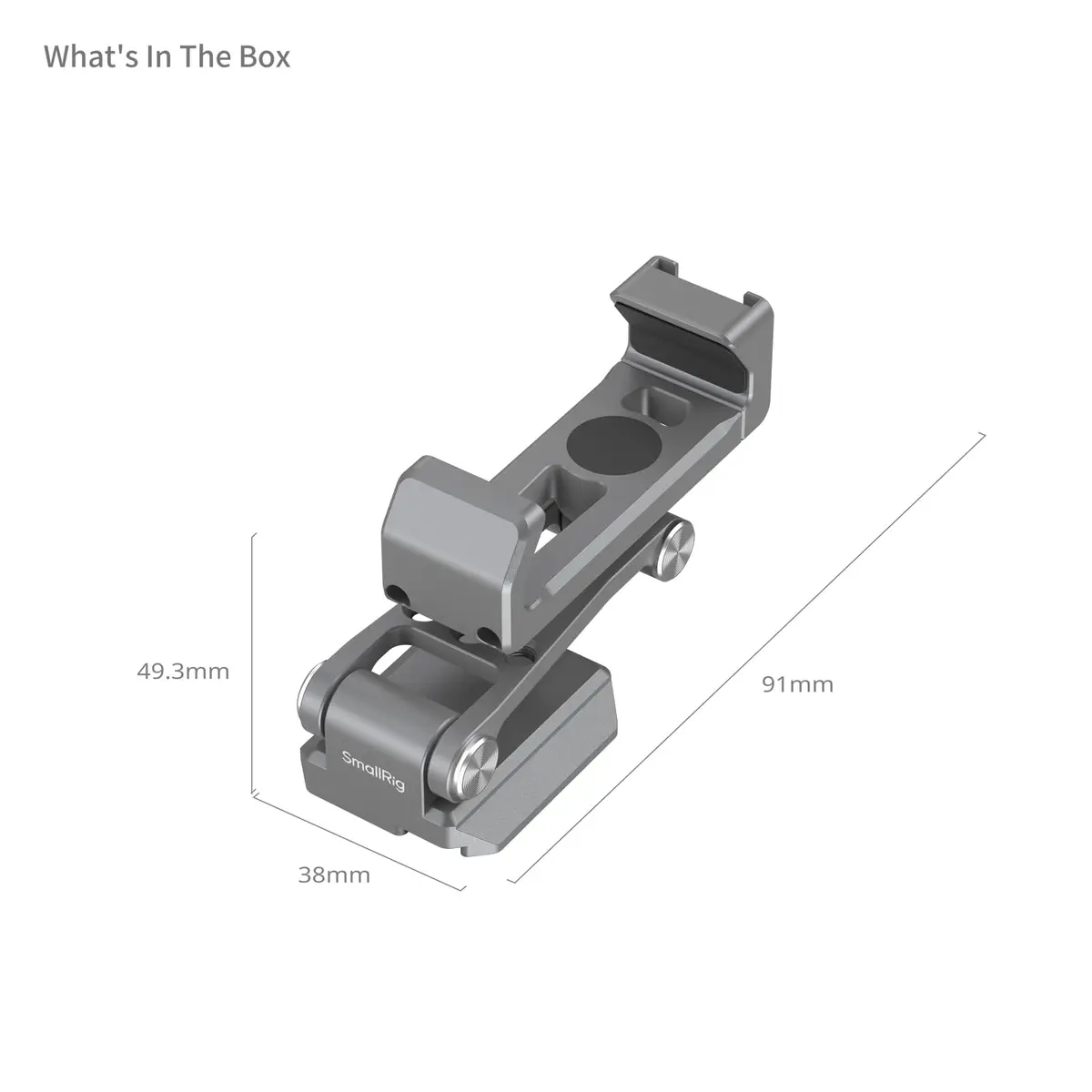 SMALLRIG Metal Phone Mount with Baseplate for Arca-Swiss - 5338 | Versatile, Durable & Compatible with DJI RS Mini - view 9