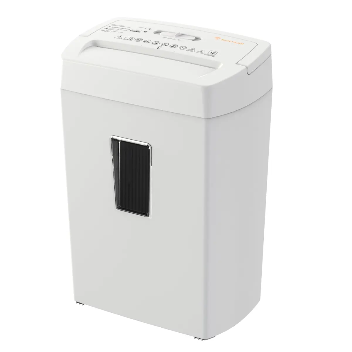 Bonsaii 12-Sheet Cross Cut Shredder P-4 Security 21.5L (5.5 Gal) | Quiet & Reliable for Home Office - main product image