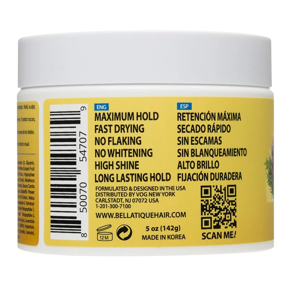 PINK LEMON Braiding Gel Peppermint 5 oz | Maximum Hold, No Flaking, High Shine - view 8