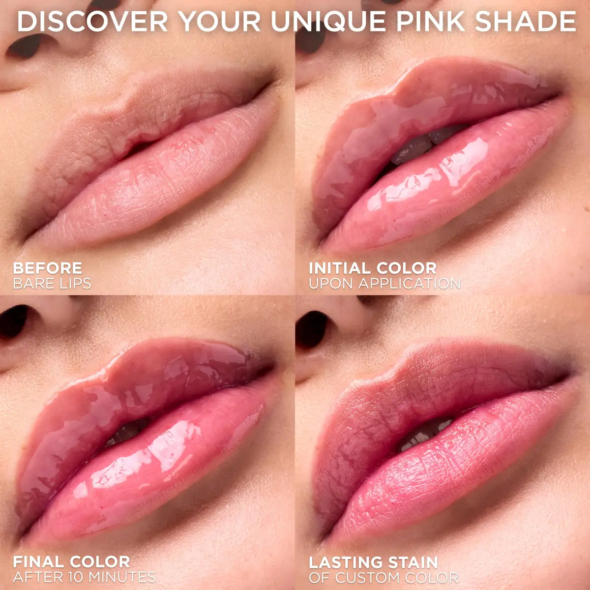L'Oreal Paris Plump Ambition pH Hyaluron Lip Oil, pH Cristal Ice 0.16 Fl Oz | Hydrating, Plumping, Color Changing Lip Oil - view 9