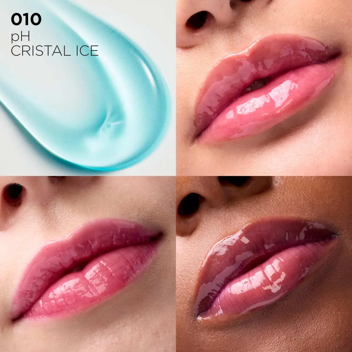 L'Oreal Paris Plump Ambition pH Hyaluron Lip Oil, pH Cristal Ice 0.16 Fl Oz | Hydrating, Plumping, Color Changing Lip Oil - view 2