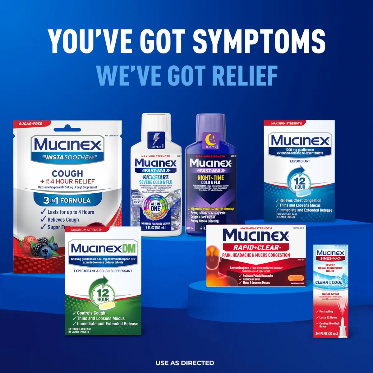 Mucinex Rapid+Clear Pain, Headache & Cough Caplets | Fast Relief for Cold & Flu Symptoms - view 7