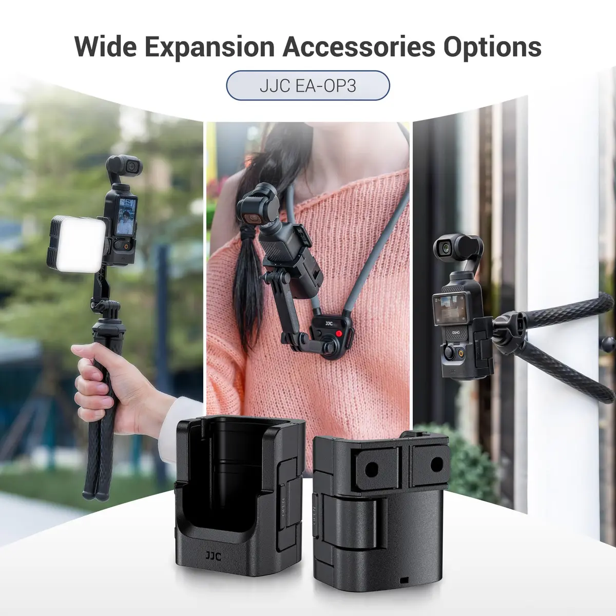 JJC Expansion Adapter for DJI Osmo Pocket 4P 4 3 | Lightweight Camera Mount Accessory - view 6
