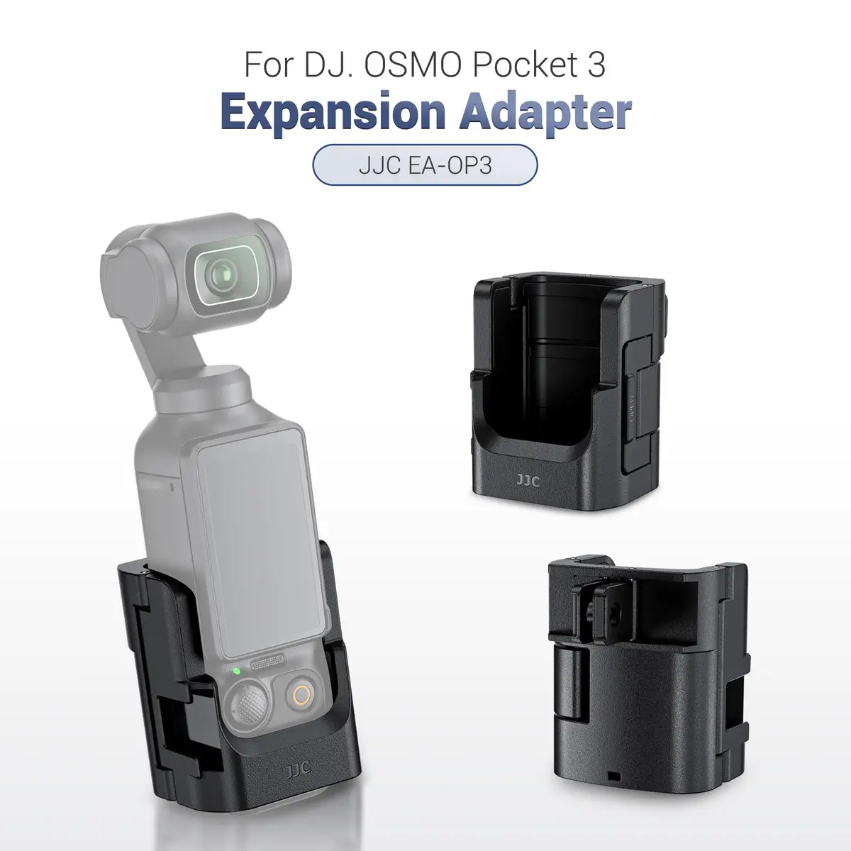 JJC Expansion Adapter for DJI Osmo Pocket 4P 4 3 | Lightweight Camera Mount Accessory - view 2