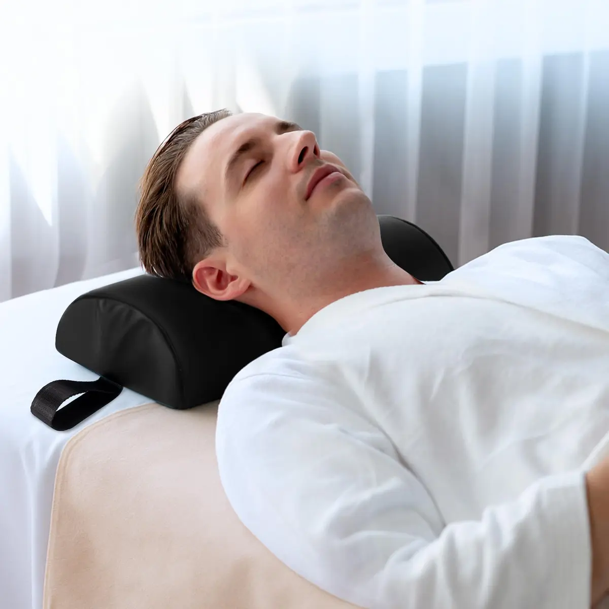 Noverlife Half Round Massage Table Bolster Pillow 17x6x4 inch | Support & Comfort for Therapy - view 6