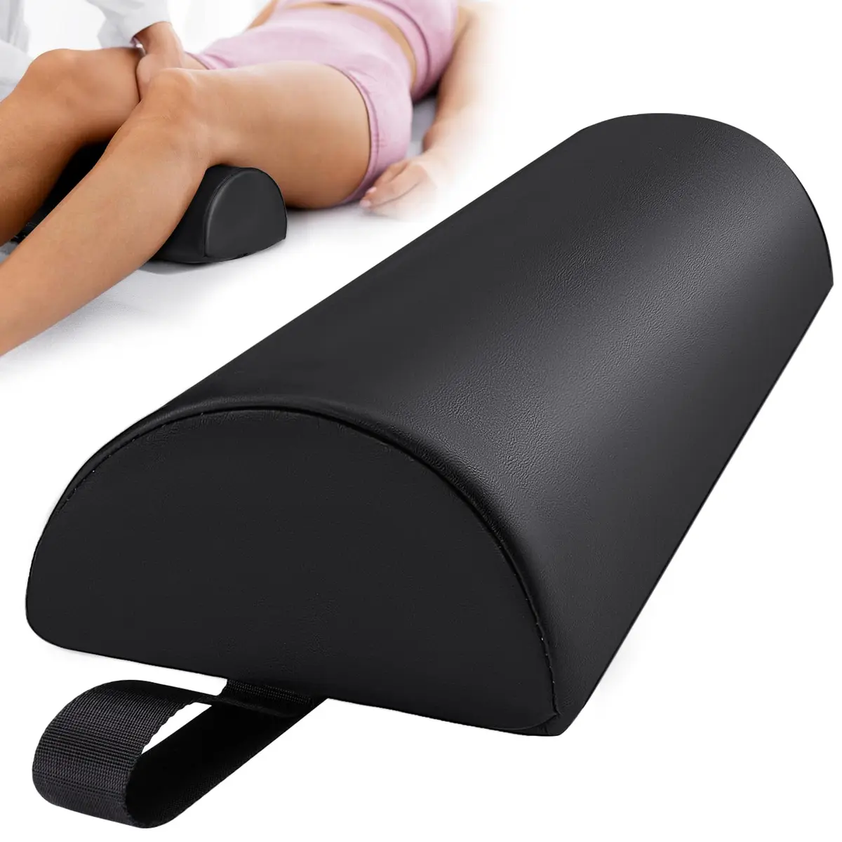 Noverlife Half Round Massage Table Bolster Pillow 17x6x4 inch | Support & Comfort for Therapy - view 7