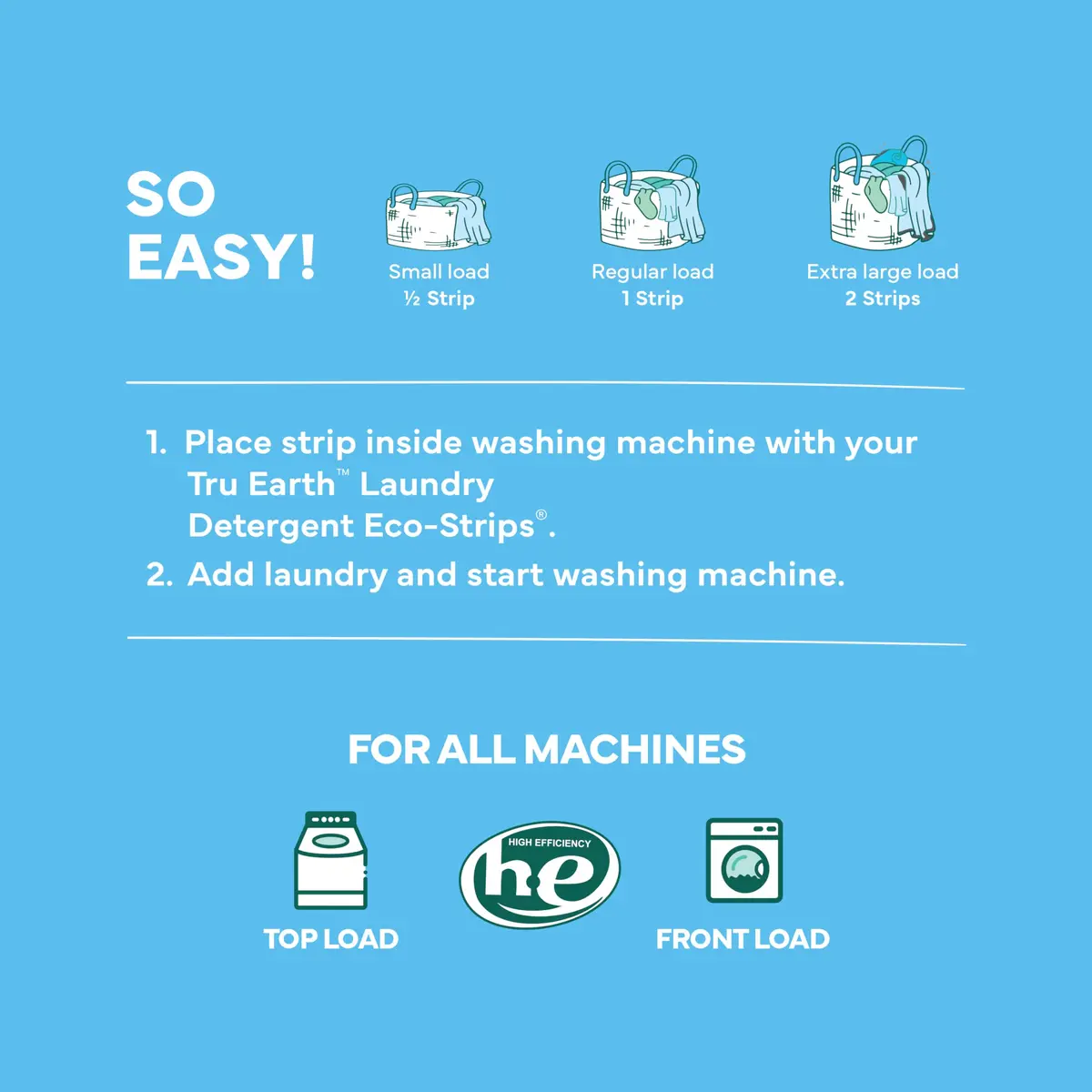 Tru Earth Fabric Softener Sheets Fresh Linen | Eco-Friendly Laundry Solution for All Machines - view 6