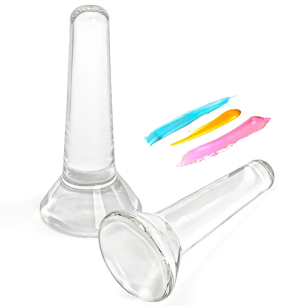 ZEAYEA Glass Muller for Paint Making 1.9 inch | Artist Pigment Grinding Tool - main product image