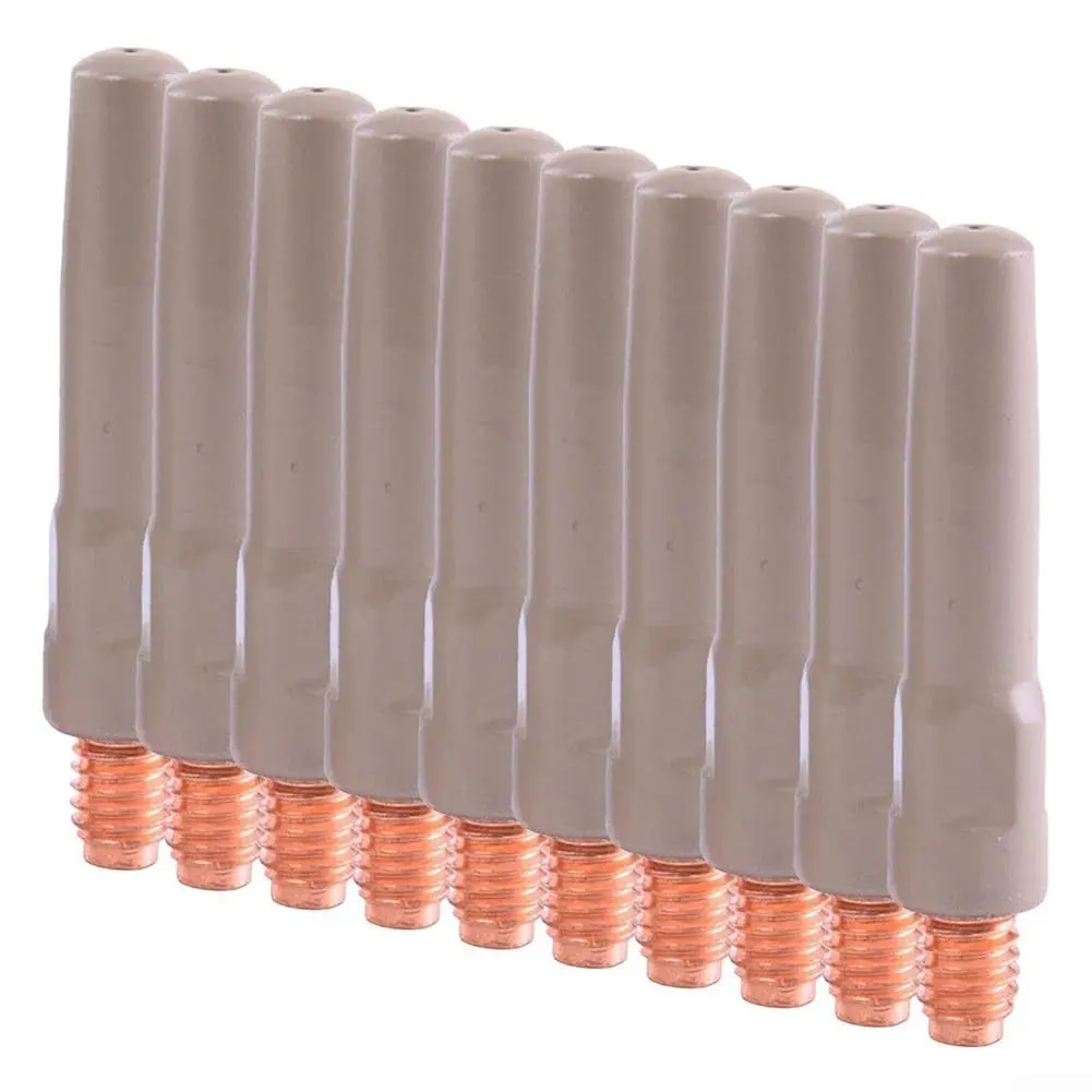 Cloudpower MIG Welding Tips 10PCS Non-Stick Coating Torch Accessory 45X0.8mm Metal Nozzles - view 5