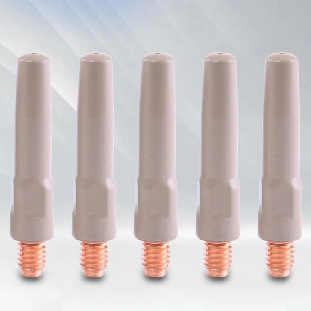 Cloudpower MIG Welding Tips 10PCS Non-Stick Coating Torch Accessory 45X0.8mm Metal Nozzles - view 6