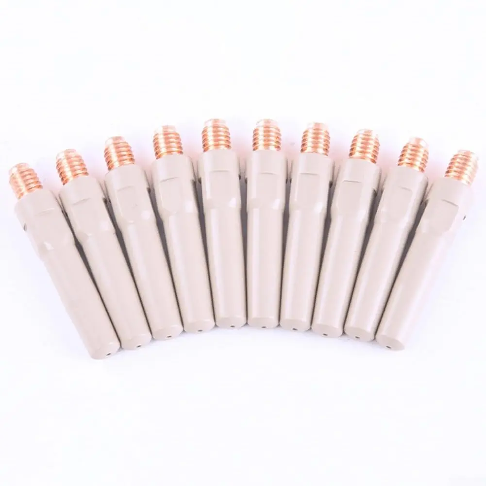 Cloudpower MIG Welding Tips 10PCS Non-Stick Coating Torch Accessory 45X0.8mm Metal Nozzles - view 7