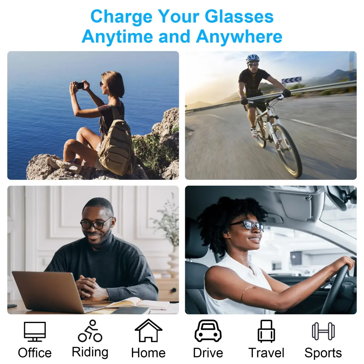 RCstyle Charging Cable for Ray-Ban Meta Gen 2/1 & Oakley Meta HSTN Smart Glasses, 1.2m (3.9ft) | Safe & Portable Charging - view 7