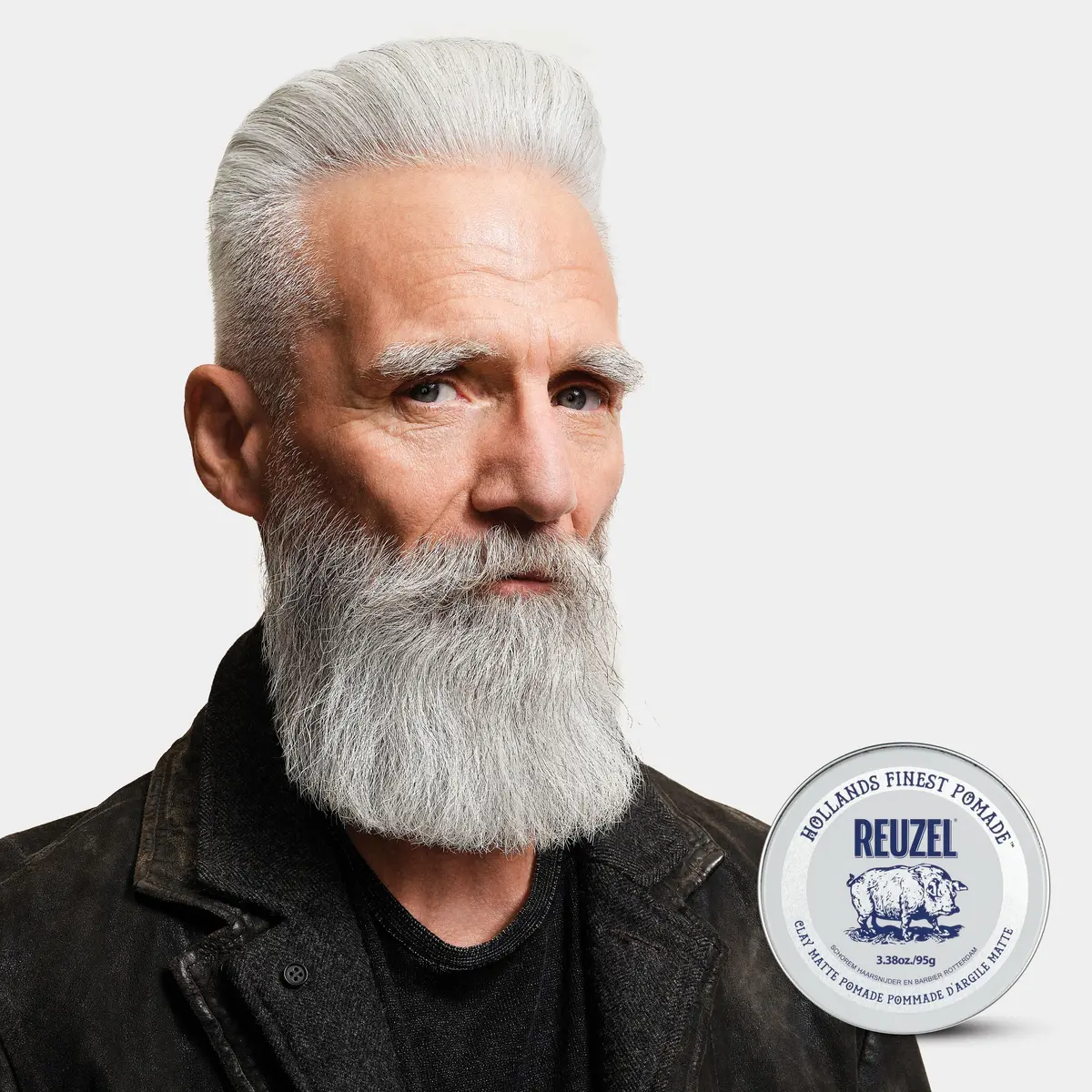 REUZEL Matte Clay Pomade 2026 Road Trip Set 3.38 oz + 1.3oz Travel Tin | Medium Hold, Matte Finish, Versatile Styling - view 7