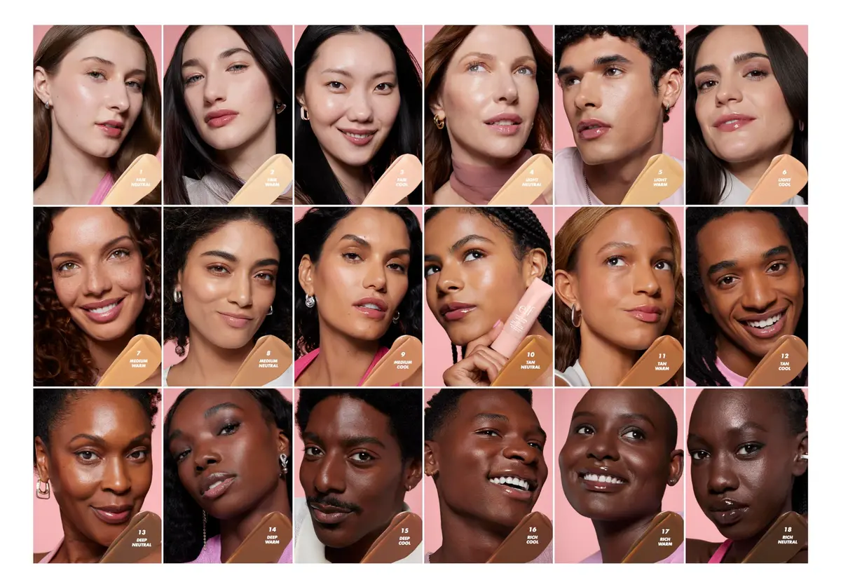 e.l.f. Halo Glow Skin Tint SPF 50 Hydrating & Tinted 17 Rich Warm | Dewy, Buildable Coverage - view 6
