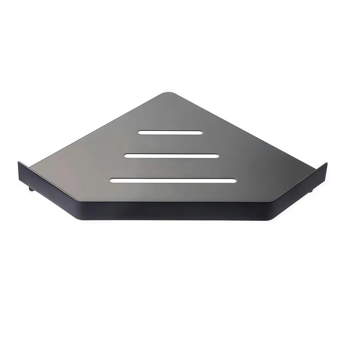 YISMAN Lavatory Bathroom Corner Shelf 6x6x1.65 in | SUS 304 Stainless Steel Wall Mount - main product image
