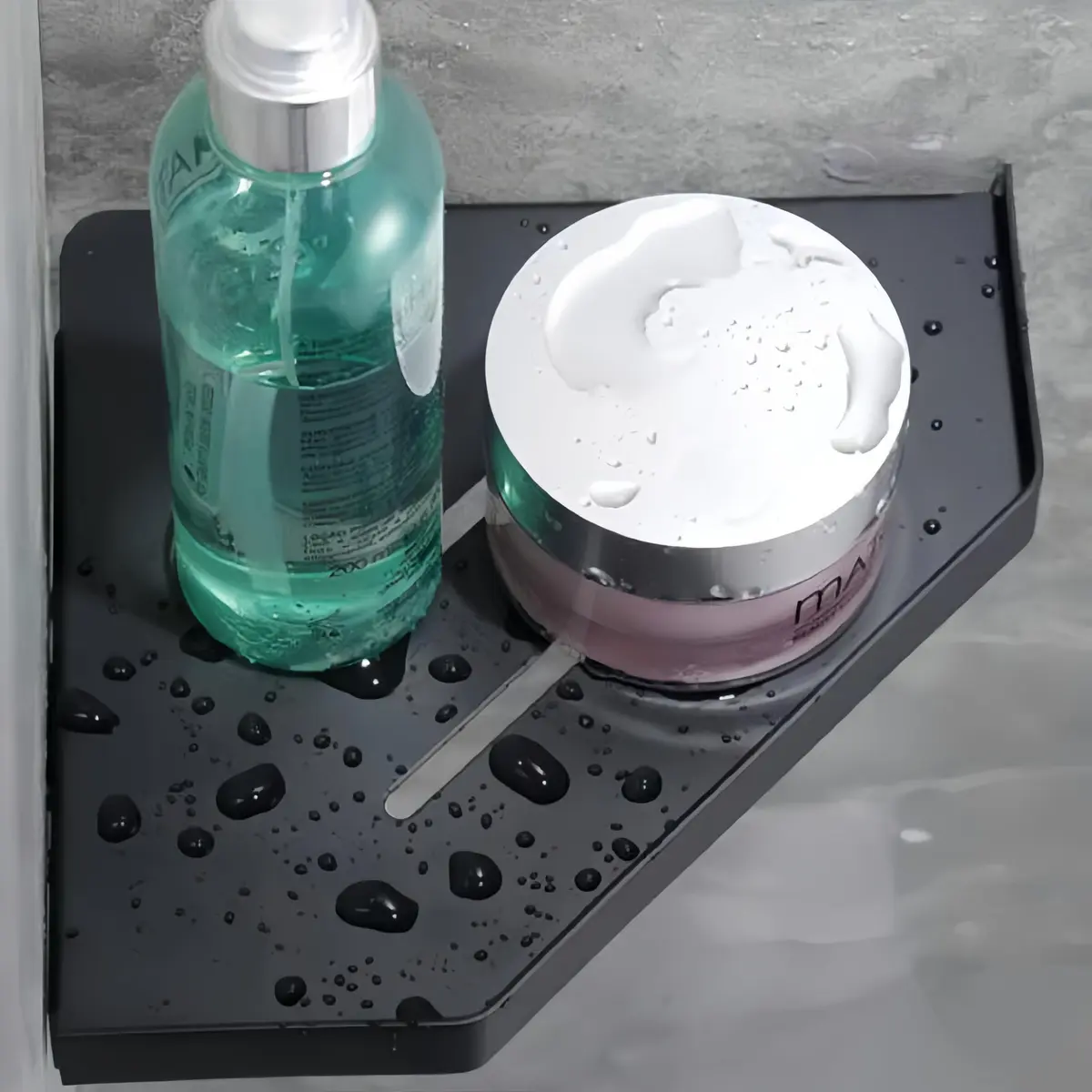 YISMAN Lavatory Bathroom Corner Shelf 6x6x1.65 in | SUS 304 Stainless Steel Wall Mount - view 6
