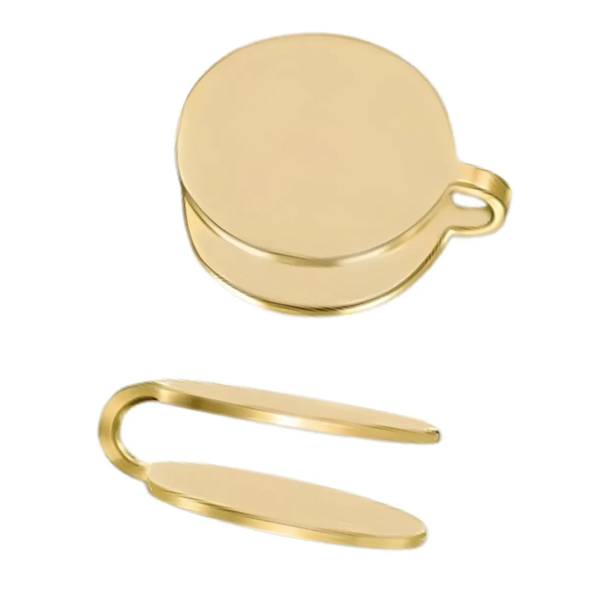 Dtexhif Gold Keloid Pressure Earrings | Small Clip-On Compression Earring for Swelling - main product image