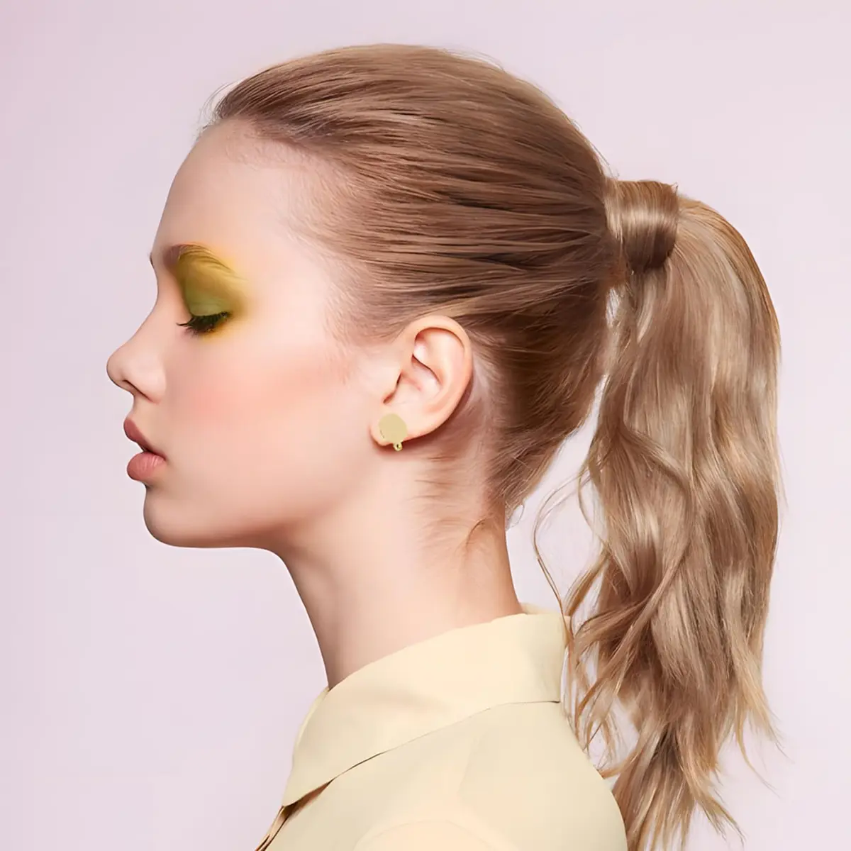 Dtexhif Gold Keloid Pressure Earrings | Small Clip-On Compression Earring for Swelling - view 3