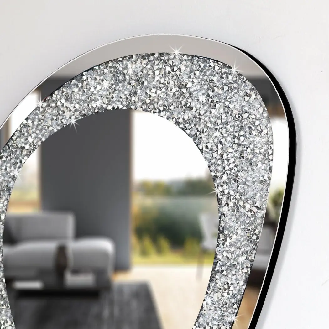 DMDFIRST Irregular Wall Mirror 32x23.5 Inch | Modern Art Deco Glam Decor for Living Room & Bedroom - view 5
