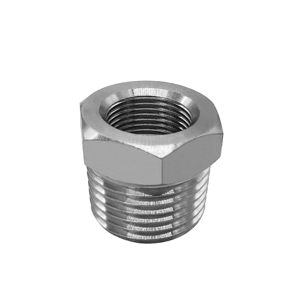 beduan 304SS Water Line Adapter 3/8 Comp Female to 1/2 MNPT (2-Pack, Silver) | Connects 3/8" Compression to 1/2" NPT - view 3
