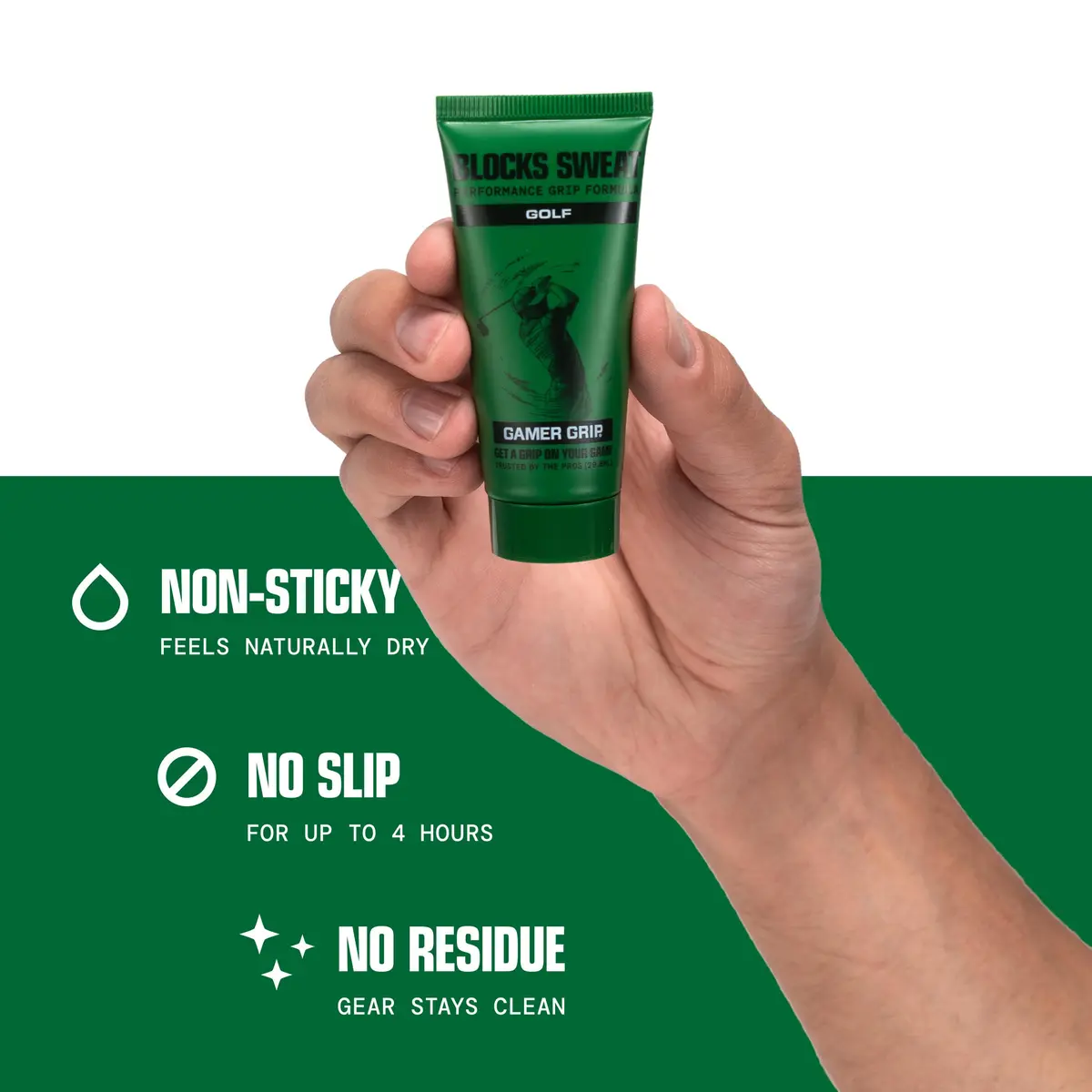 Gamer Grip Golf Hand Cream for Sweaty Hands, 29.5ml (1 Fl Oz) | Ultimate Grip Enhancer for Consistent Swings - view 4