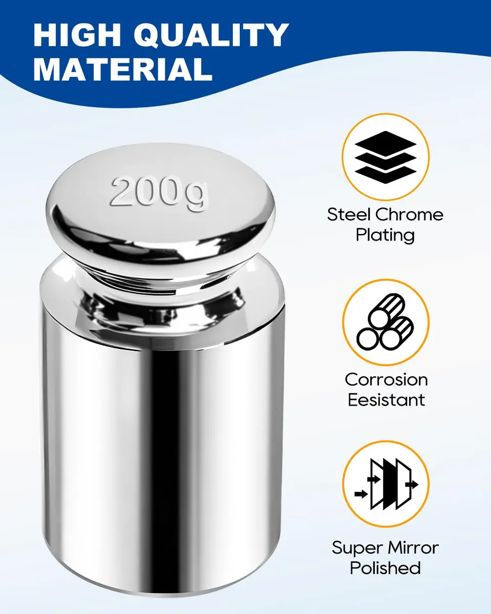 UCEC 200g Calibration Weight | High Accuracy -0.003g to +0.003g - view 3