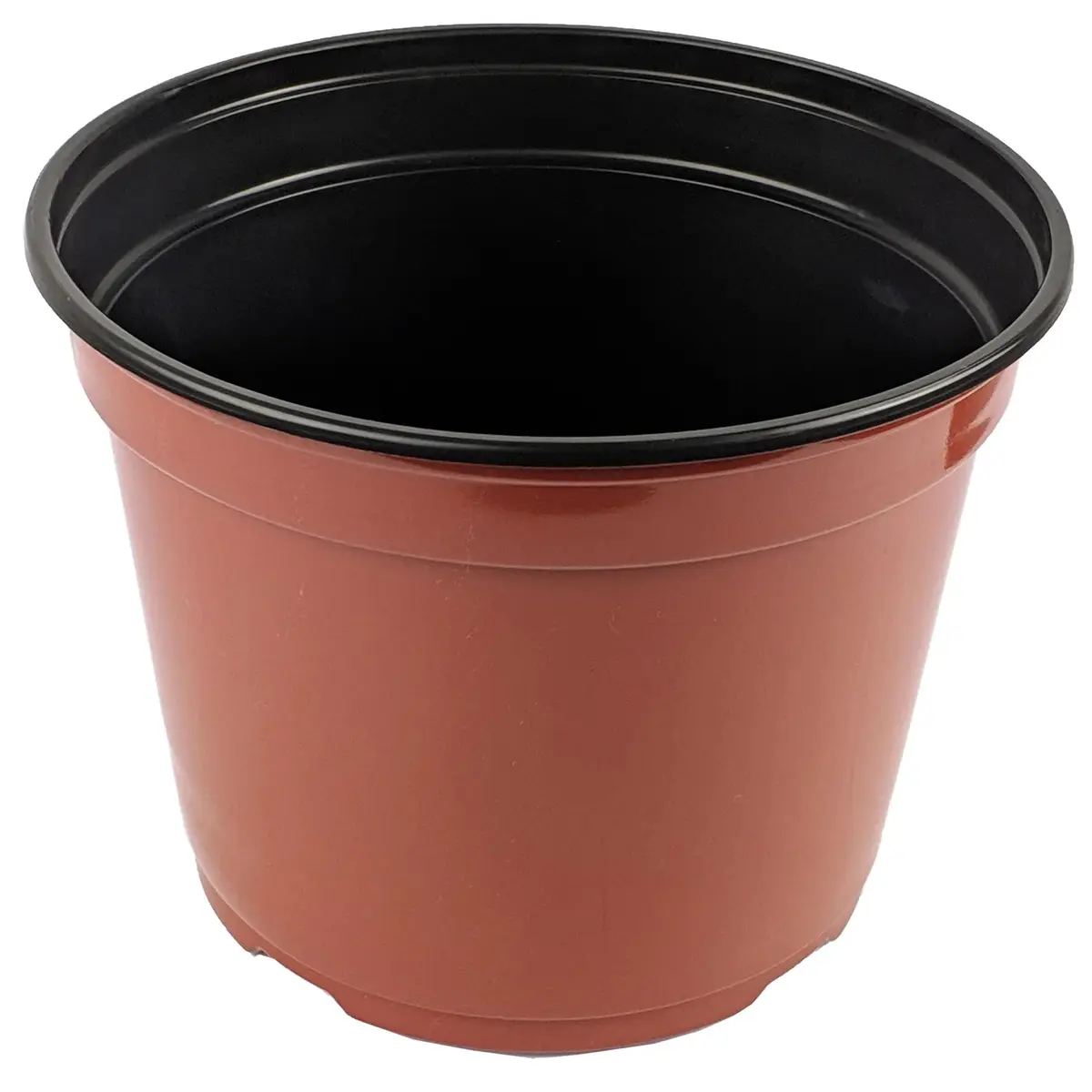 Grower Select® Coex 8-inch Mum Pan with 3.54qt Capacity Terra Cotta | Cost-Effective Greenhouse Pot - main product image
