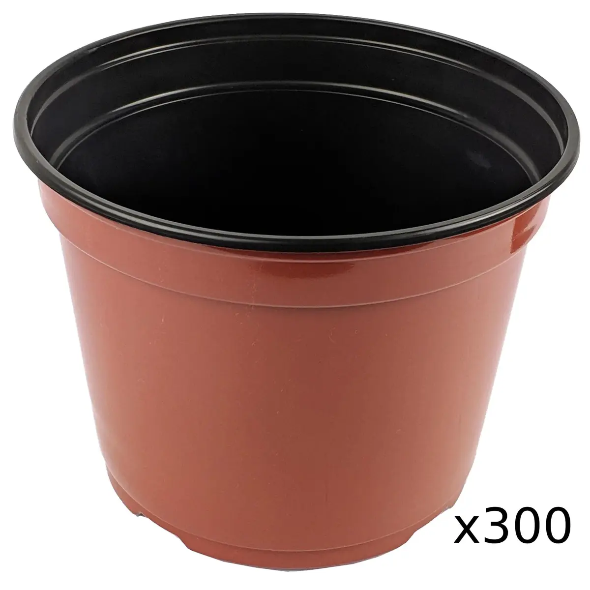 Grower Select® Coex 8-inch Mum Pan with 3.54qt Capacity Terra Cotta | Cost-Effective Greenhouse Pot - view 2