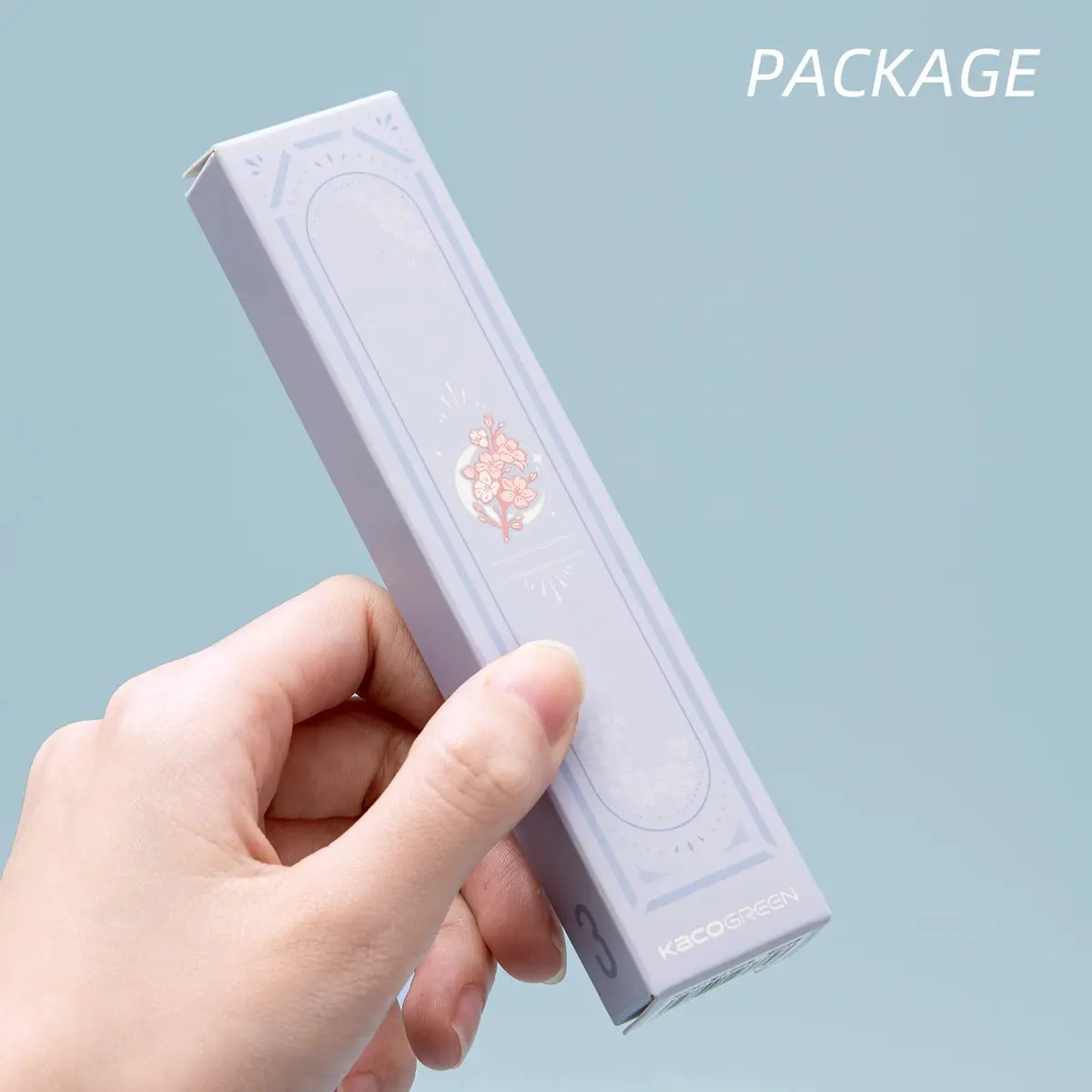 Kaco Gel Ink Pens Sakura Series 0.5mm | Stress-Relieving, Double Length, Smooth Writing - view 4
