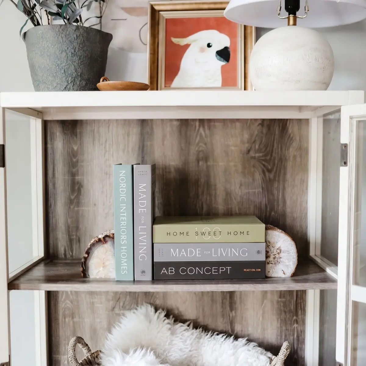 PROBENEX Decorative Books Set of 4 | Faux Olive Green Book Decor for Shelves & Coffee Tables - view 5