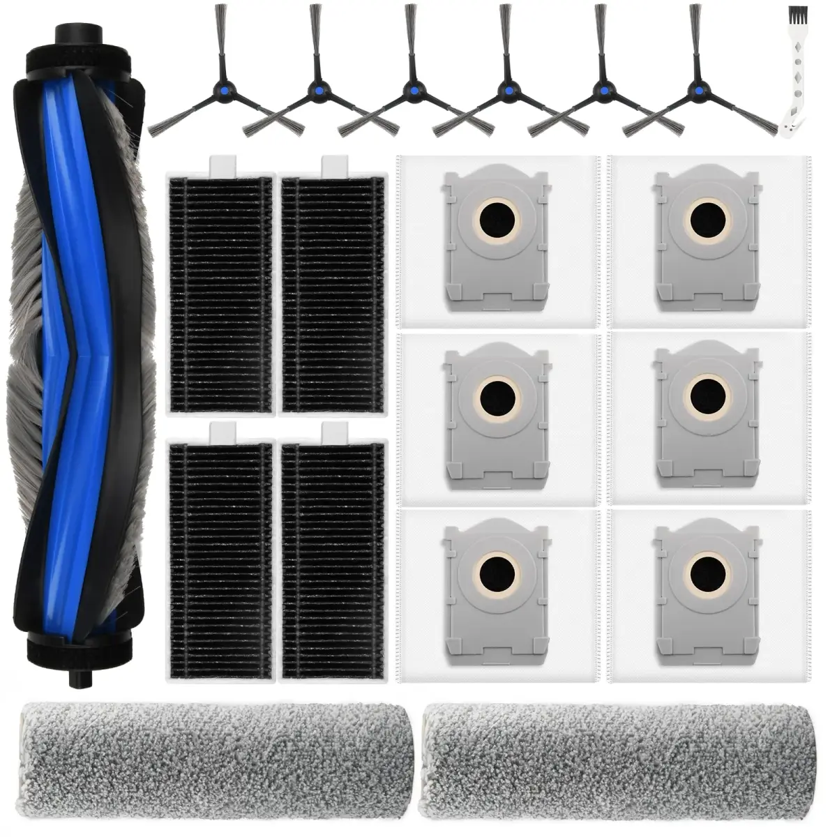 DrFlito 20 Pack Accessories Kit for ECOVACS DEEBOT X8 Pro Omni Robot Vacuum | 20 Pieces - main product image
