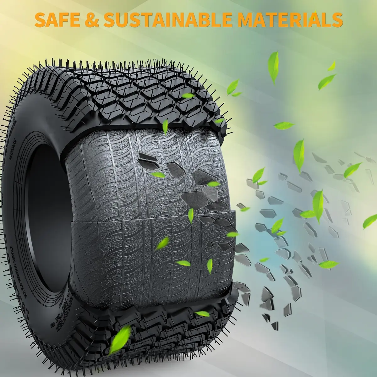 YINTATECH 18x8.5-8 Lawn Mower Tires Set of 2 | 4-Ply Tubeless Turf Tires for Lawn & Garden Vehicles - view 6