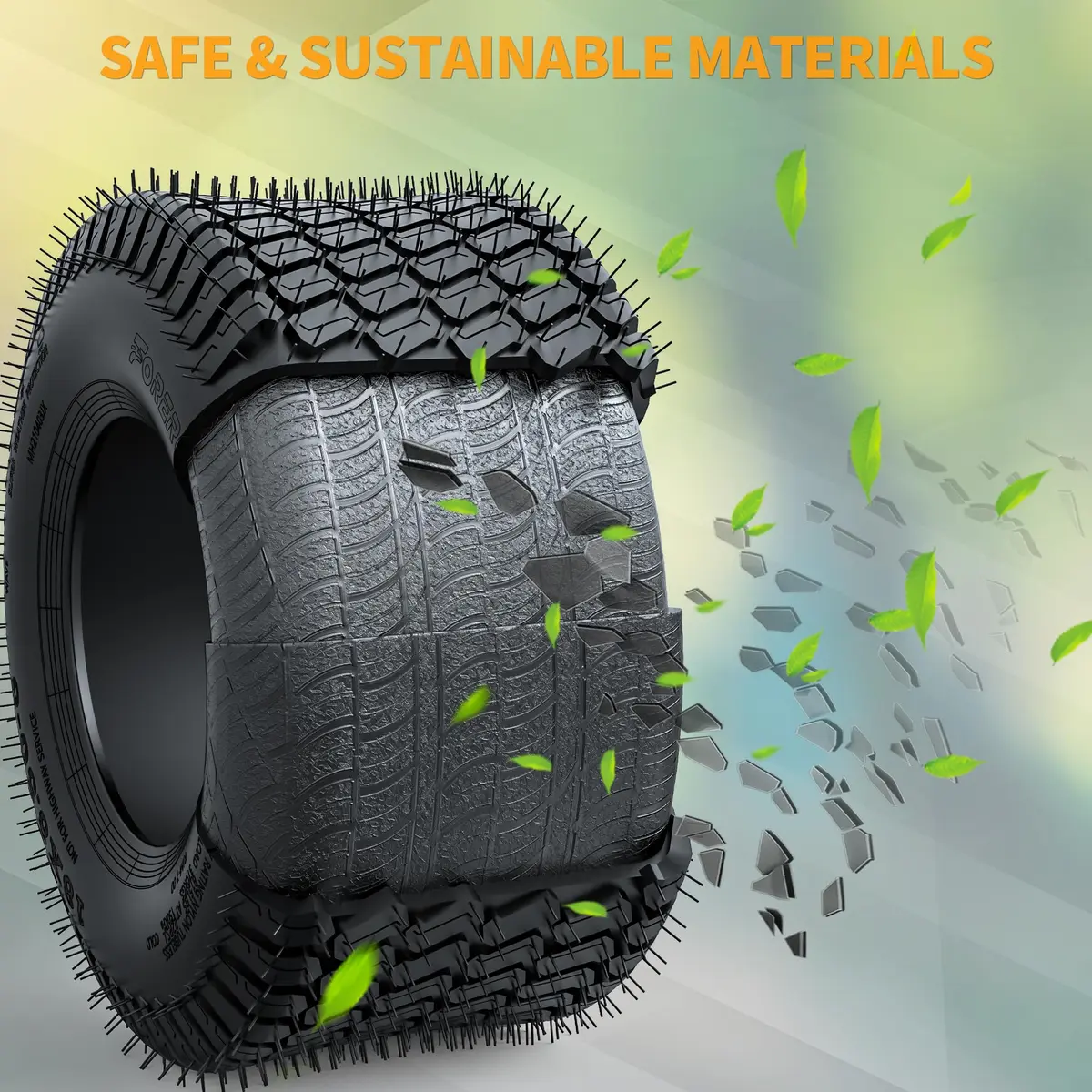 YINTATECH 20x8-8 Lawn Mower Tires Set of 2, 4Ply Tubeless for Lawn & Garden Vehicles - view 6