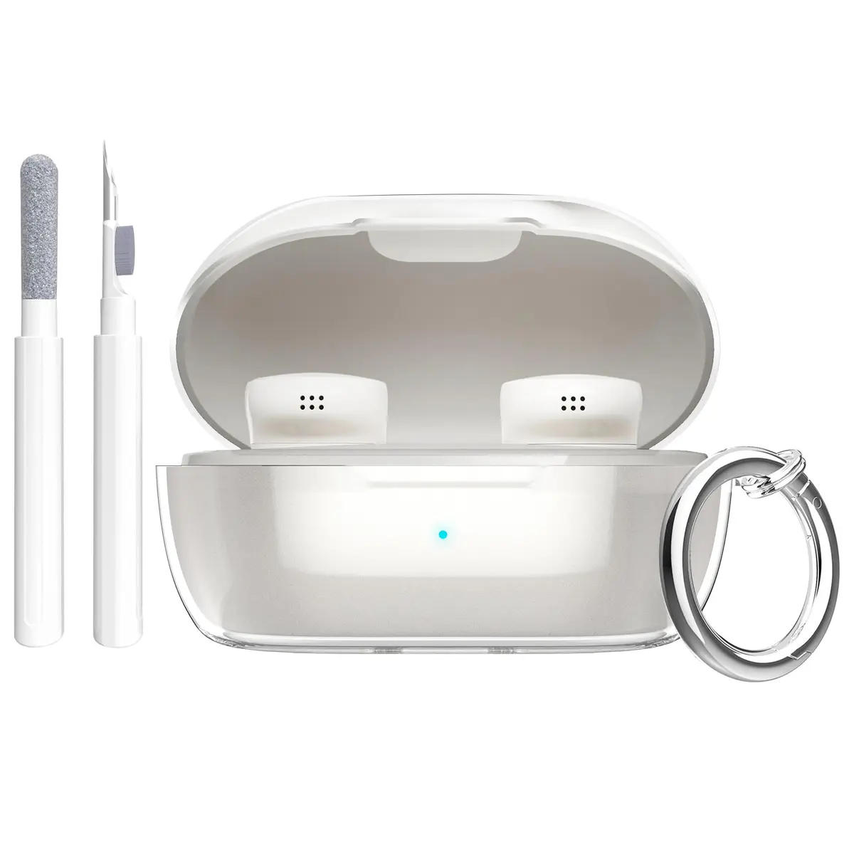 Aircawin for Bose New QuietComfort Earbuds Case Clear 2024 | Lightweight & Durable TPU Cover - main product image