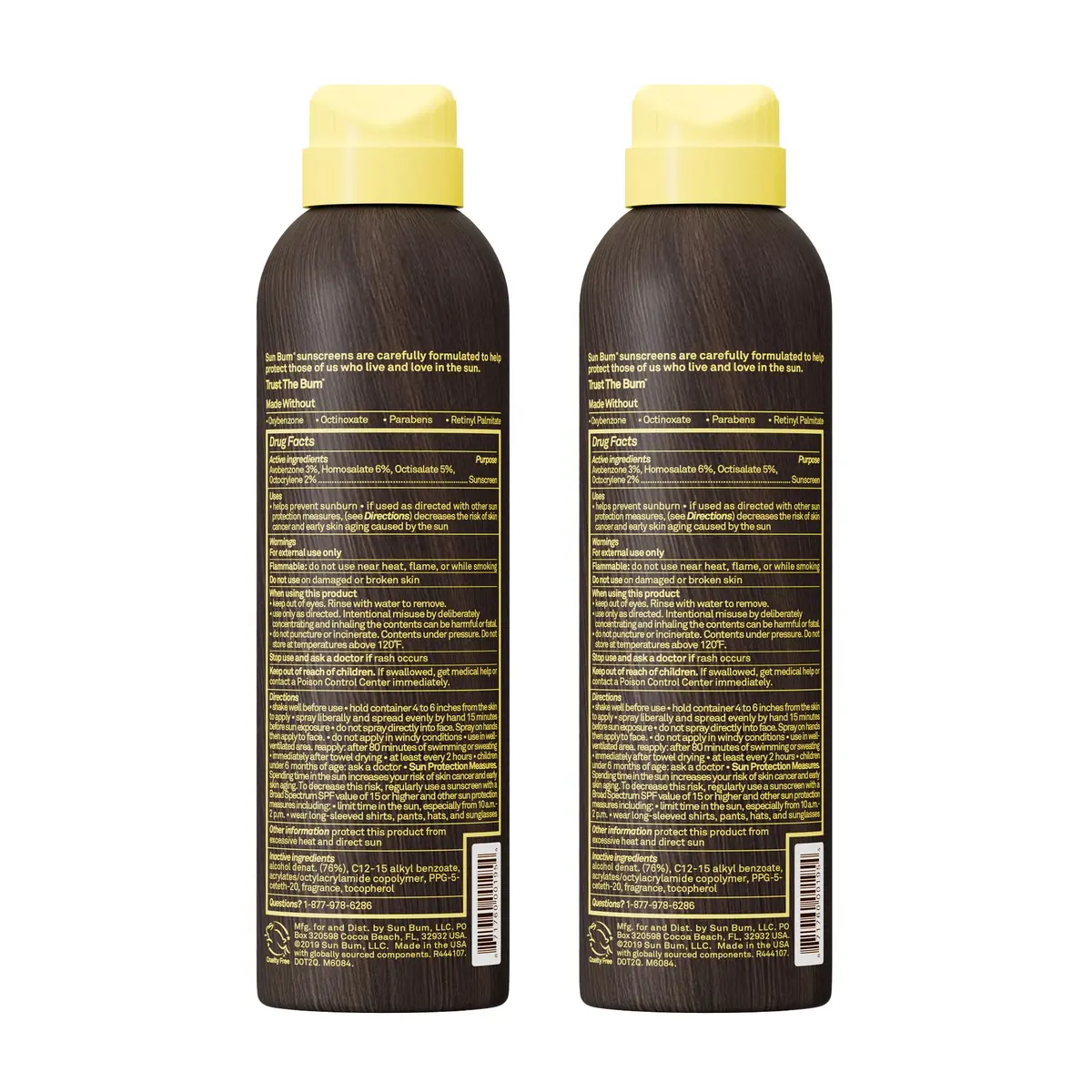 Sun Bum SPF 15 Sheer Body Sunscreen Spray 6 oz | Moisturizing UVA/UVB Protection - view 4