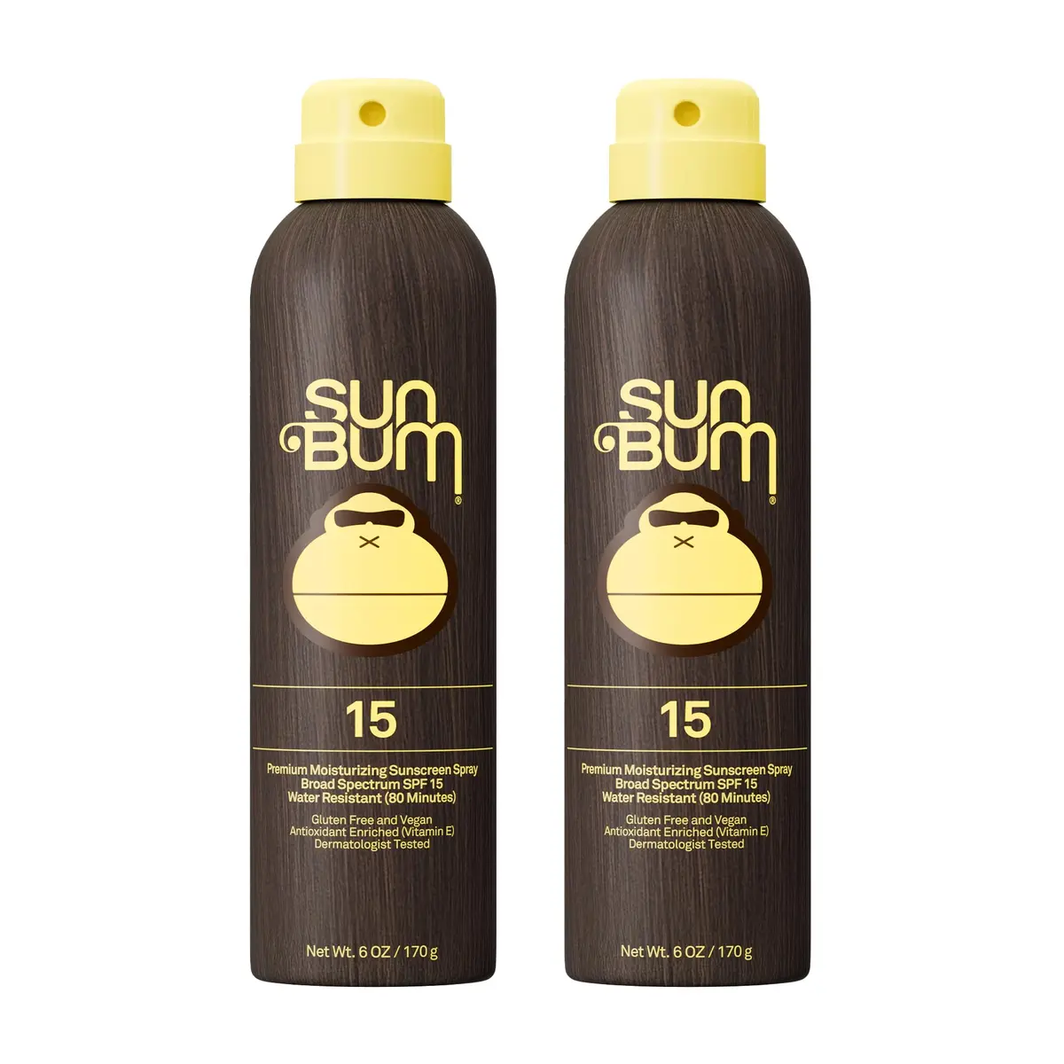 Sun Bum SPF 15 Sheer Body Sunscreen Spray 6 oz | Moisturizing UVA/UVB Protection - main product image