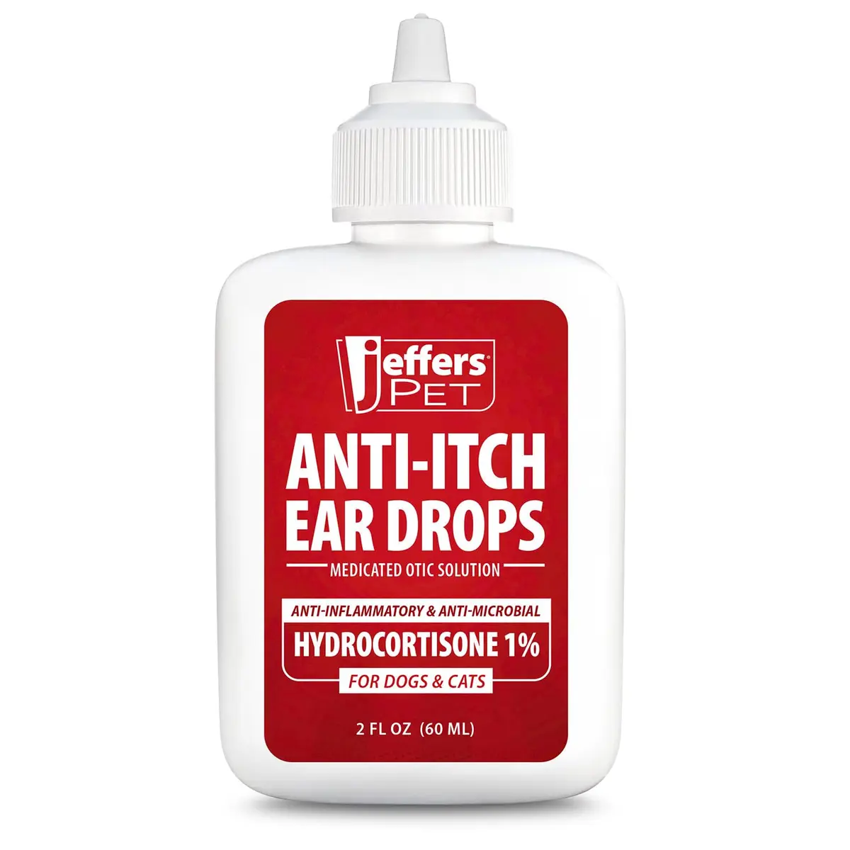Jeffers Anti-Itch Ear Drops for Dogs & Cats 2 fl oz | Supports Ear Comfort & Hygiene - view 2