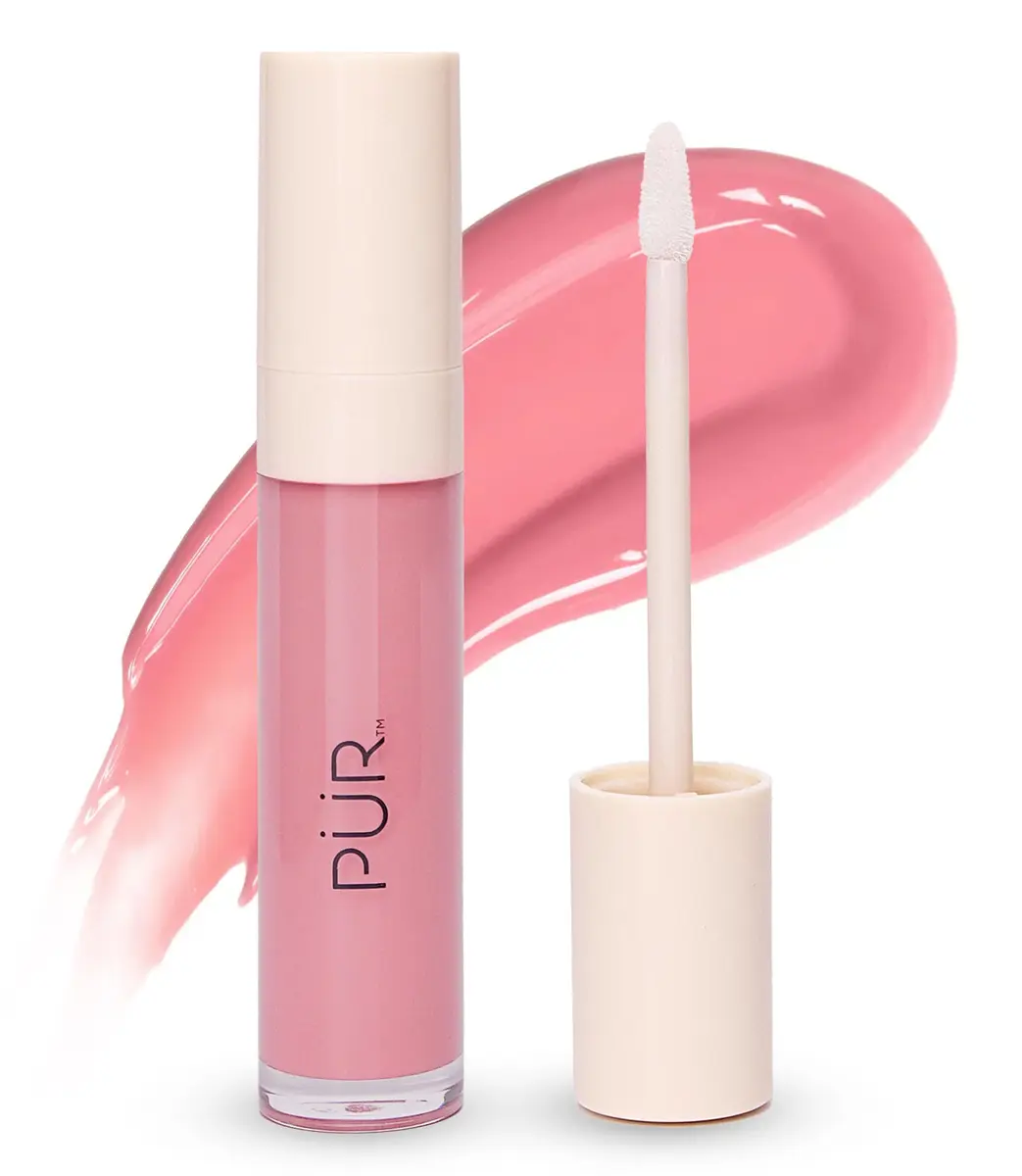 PÜR Glossy Lip Tint & Plumping Lip Oil 1 Fl Oz | Buildable High-Shine, Nourishing - main product image