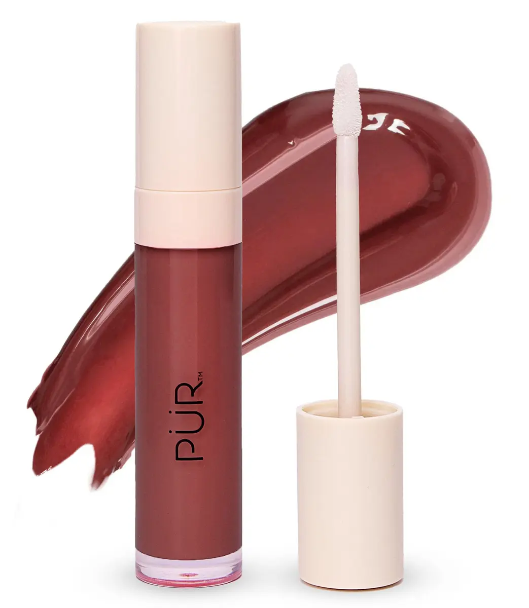 PÜR Glossy Lip Tint & Plumping Lip Oil 1 Fl Oz | Buildable Color & High Shine for Effortless Lips - main product image