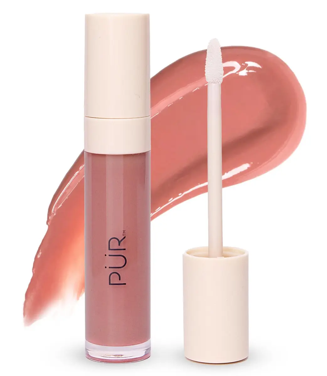 PÜR Glossy Lip Tint & Plumping Lip Oil 1 Fl Oz | Buildable High-Shine Color with Nourishing Skincare - main product image